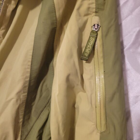 SPYDER Women's Ski Jacket Reflective Yellow Size 12 - Picture 8 of 9